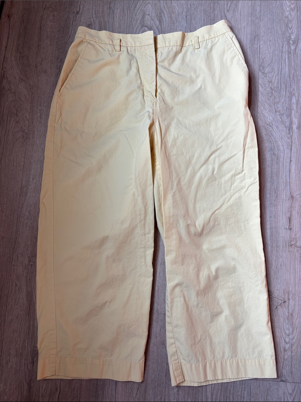 Lauren Ralph Lauren Pale Yellow Capris